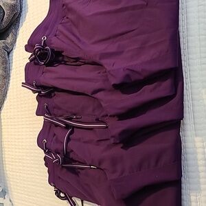 Healing Hands Purple Scrub Bottoms